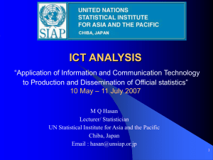 ICT Analysis Lecture