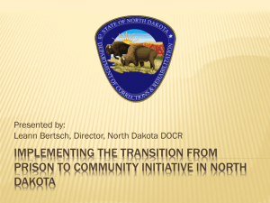 Implementing the TPC Model in North Dakota
