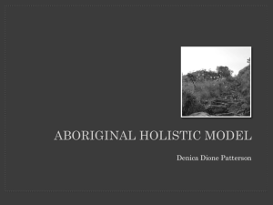Aboriginal Holistic Model