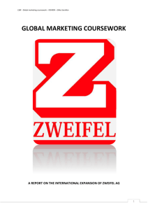 global marketing coursework – the case of Zweifel Chips AG