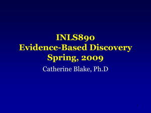 Evidence-Based Discovery