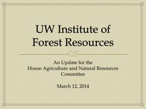 UW Institute of Forest Resources