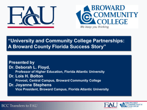 A Broward County Florida Success Story
