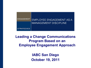 Using Communications to Engage Employees