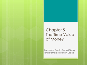 Chapter 5 The Time Value of Money - it