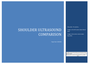Shoulder ultrasound comparison