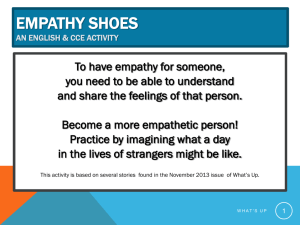 Empathy Shoes - News for Kids