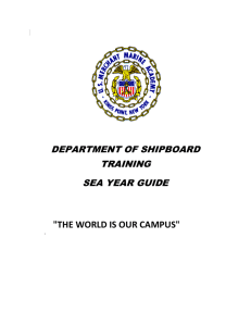 Welcome to Sea Year - US Merchant Marine Academy
