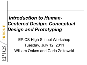 Introduction to Human Centered Design