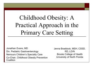 Obesity for the Primary Care Physician