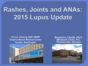 2015 Lupus Update - The Lupus Initiative