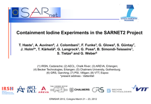Containment Iodine RExperiments in SARNET2