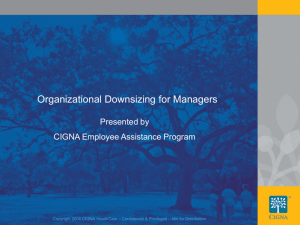 Organizational Downsizing for Managers