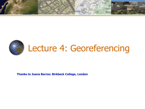 4. Georeferencing