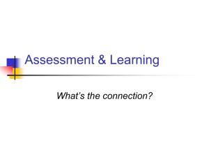 An Assessment PowerPoint by Anne Fay