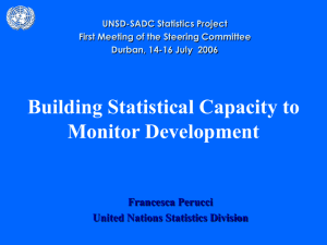 Building Statistical Capacity to Monitor Development – UNSD