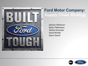 Ford vs. Dell: Suppliers