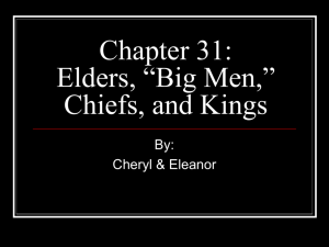 Chapter 31: Elders, “Big Men,” Chiefs, and Kings
