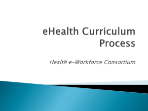 IT Core Curriculum - Health IT Education