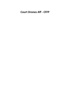 Court Drones Aff - CFFP - University of Michigan Debate Camp Wiki