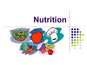 Nutrition 7th Grade pp