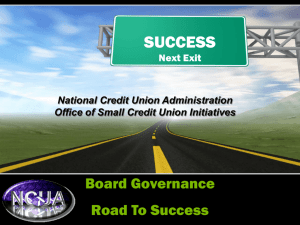 Board Governance Road to Success