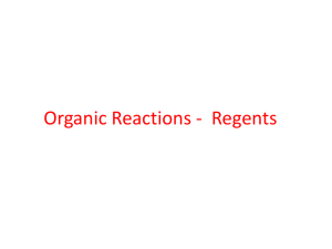 Organic Reactions Regents Questions