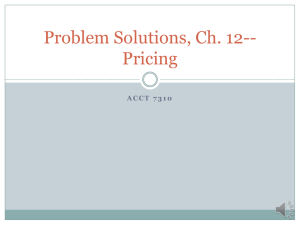 Problem Solutions, Ch 12-