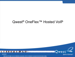 Qwest B-VOIP Product