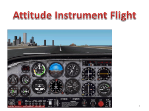 Flight by Reference to Instruments