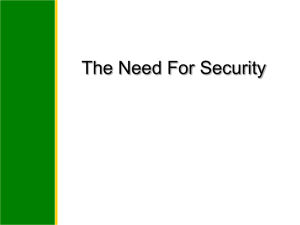 Introduction to Information Security Chapter 2
