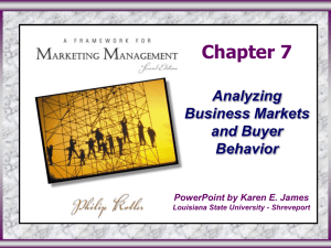 Major Influences on Business Buying Behavior