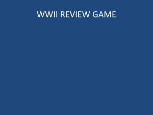 WW2 Review Game