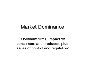 Market Dominance
