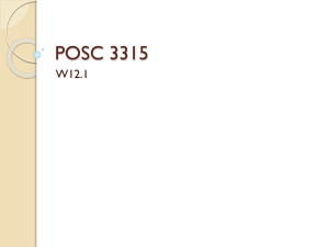 POSC 3315