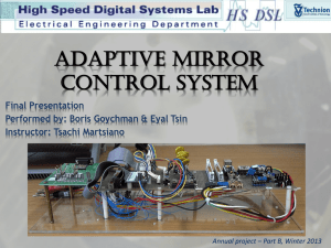 Adaptive Mirror Control System - High Speed Digital Systems