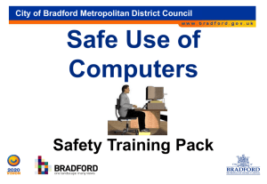 DSE Training Pack - Bradford Metropolitan District Council