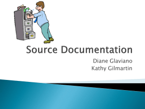 Source Documentation, CRFs, and Electronic Records