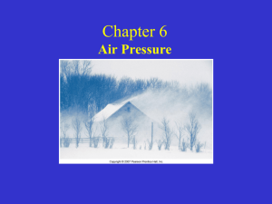 Chapter 6 Air Pressure