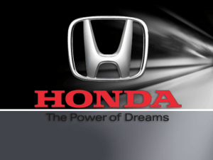 Presentation – Honda Insurance