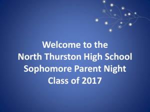 High School & Beyond Plan - North Thurston Public Schools