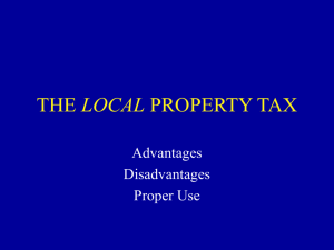 THE LOCAL PROPERTY TAX