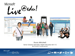 Can my faculty and staff use Live@Edu?