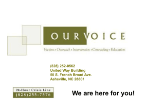 Our Voice Presentation - Buncombe County Schools