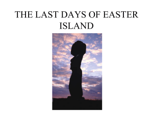 THE LAST DAYS OF EASTER ISLAND