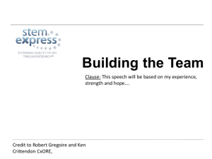 Building the Team - UC Davis Graduate School of Management