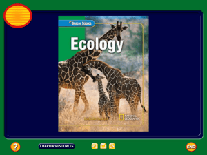 Chapter 1 Ecology Powerpoint