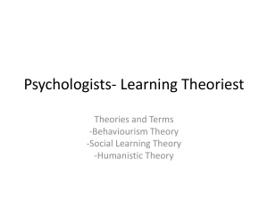 LearningTheories-Psychologists