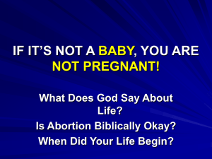 if it's not a baby, you are not pregnant!