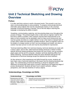 Unit 2 Technical Sketching and Drawing